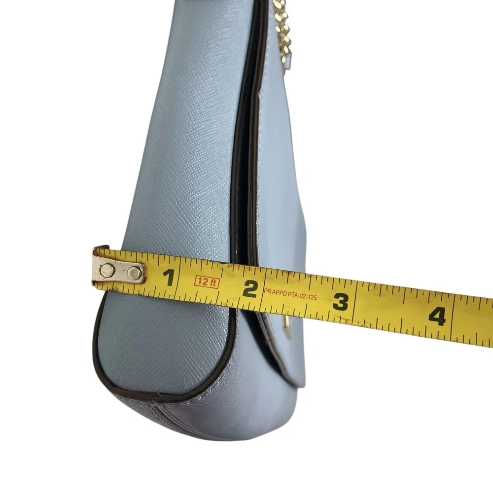 Kate Spade New York‎ Light Blue Leather Crossbody Chain Bag